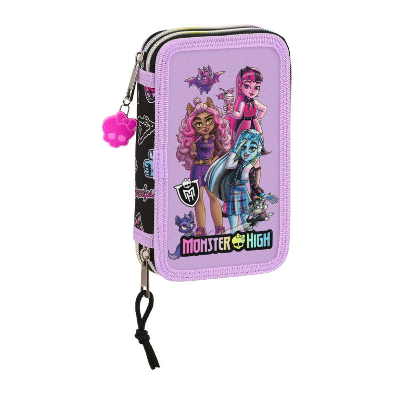 PLUMIER DOBLE PQÑO 28 PCS MONSTER HIGH "CREEP" 412398854 SAFTA23 VAC