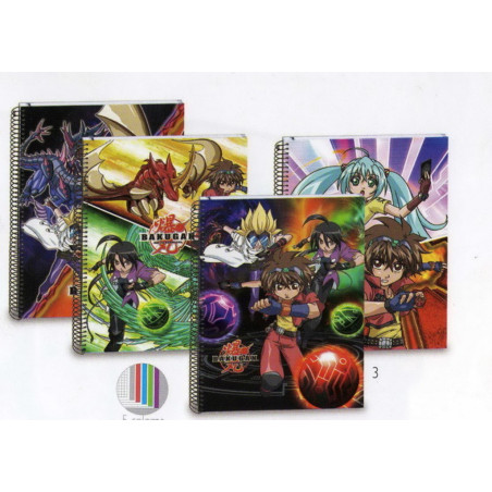 CUADERNO EUROPEAN DEC A-4 ENRI 10 BAKUGAN 100H 10592464 ^