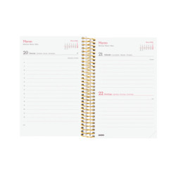 AGENDA DESIGN COL.E5 1DP 2026 FLORA+ FINOCAM26 742293026 132 X 25 X 181 MM