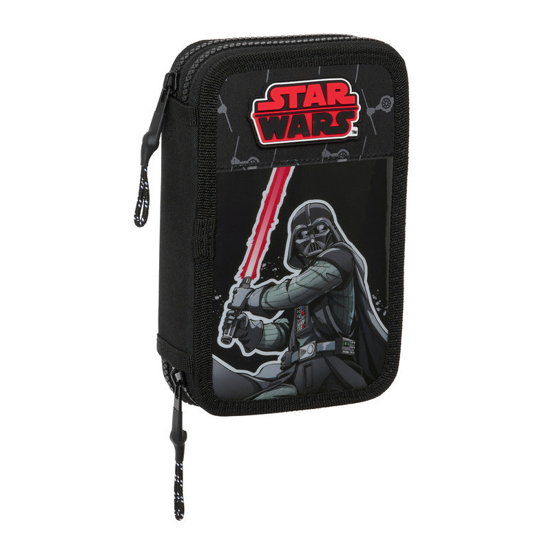 PLUMIER DOBLE PQÑO 28 PCS STAR WARS "THE FIGHTER" 412401854 SAFTA24