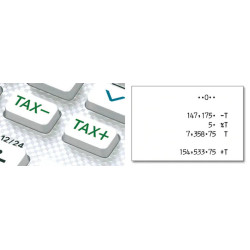 CALCULADORA CASIO FR 2650 RC PAPEL 12 DIG. C/TRANSFORMADOR 220V