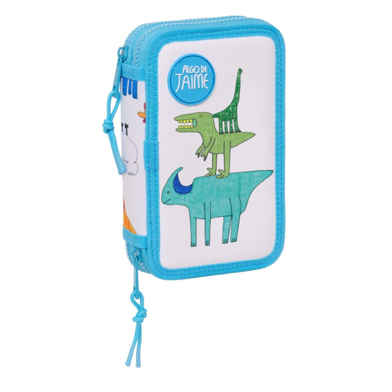 PLUMIER DOBLE PQÑO 28 PCS ALGO DE JAIME SAFTA25 ENERO 412402854