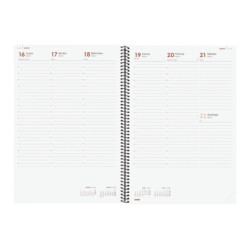 AGENDA YEAR E40 SVV 2026 NEGRO+ FINOCAM26 742046026 217 X 14 X 297 MM