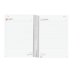 AGENDA YEAR E10 1DP 2026 ROJO+ FINOCAM26 741103026 175 X 29 X 212 MM