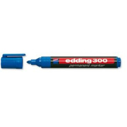 MARCD. EDDING Nº 300  PLASTICO AZUL C/10U