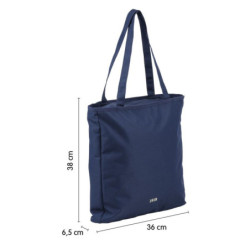 BOLSO SHOPPER C/CREMALLERA MILAN SINCE 1918 AZUL 62102SNCB