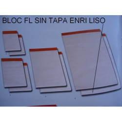 BLOC NOTAS GRAPADO FOLIO LISO ENRI S/TAPA PTE 5U