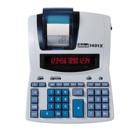 CALCULADORA IBICO SOBREMESA PAPEL TERMICO 14 DIGITOS IB404207  ESSELTE
