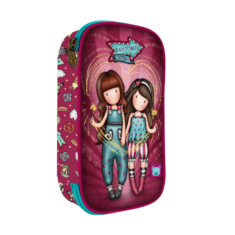 PLUMIER DESPLEGABLE 45 PCS. GORJUSS™ FAIRGROUND "FIREWORKS" SAFTA23 ENERO 1046GJ11