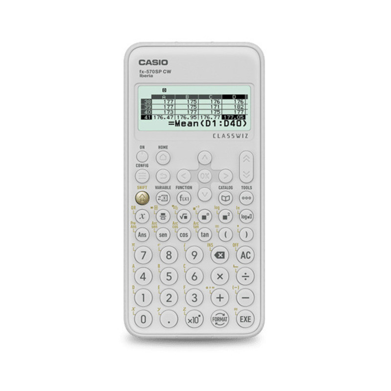 CALCULADORA CASIO CIENTIFICA FX 570 SPCW-WE 560+ FUNCIONES BLISTER