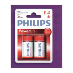 PILA PHILIPS POWERLIFE C, LR14 2U