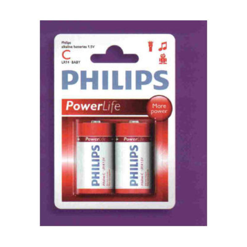 PILA PHILIPS POWERLIFE C, LR14 2U