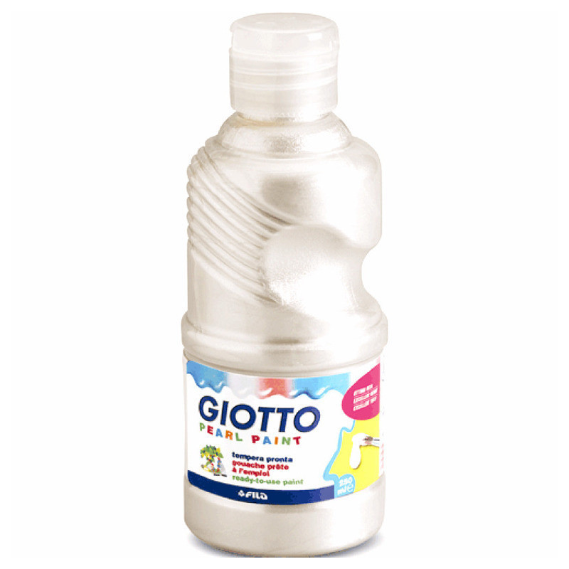 TEMPERA GIOTTO LIQUIDA PEARL BLANCO 250ML FILA 5313 01