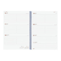 AGENDA YEAR E40 SVH 2026 AZUL+ FINOCAM26 741461026 217 X 14 X 297 MM