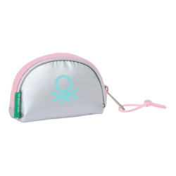MONEDERO XS BENETTON "SILVER" 812353725 SAFTA24