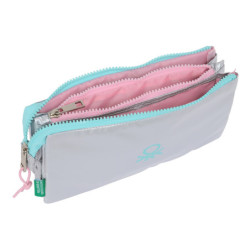 PORTATODO TRIPLE BENETTON "SILVER" 812353744 SAFTA24