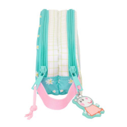 PORTATODO DOBLE PEPPA PIG "PRETTY FLOWERS" SAFTA25 ENERO 812390513