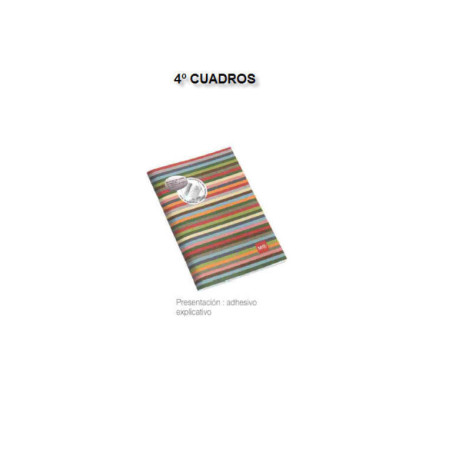 LIBRETA STONEPAPER MR 4º GRAPAS 16H RAYAS 4*4 CUADROS 1376 ^