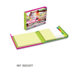 BLOC NOTAS DEC C/POST-IT MAKU16 CECILE COLLAGE 153CCG177 ^