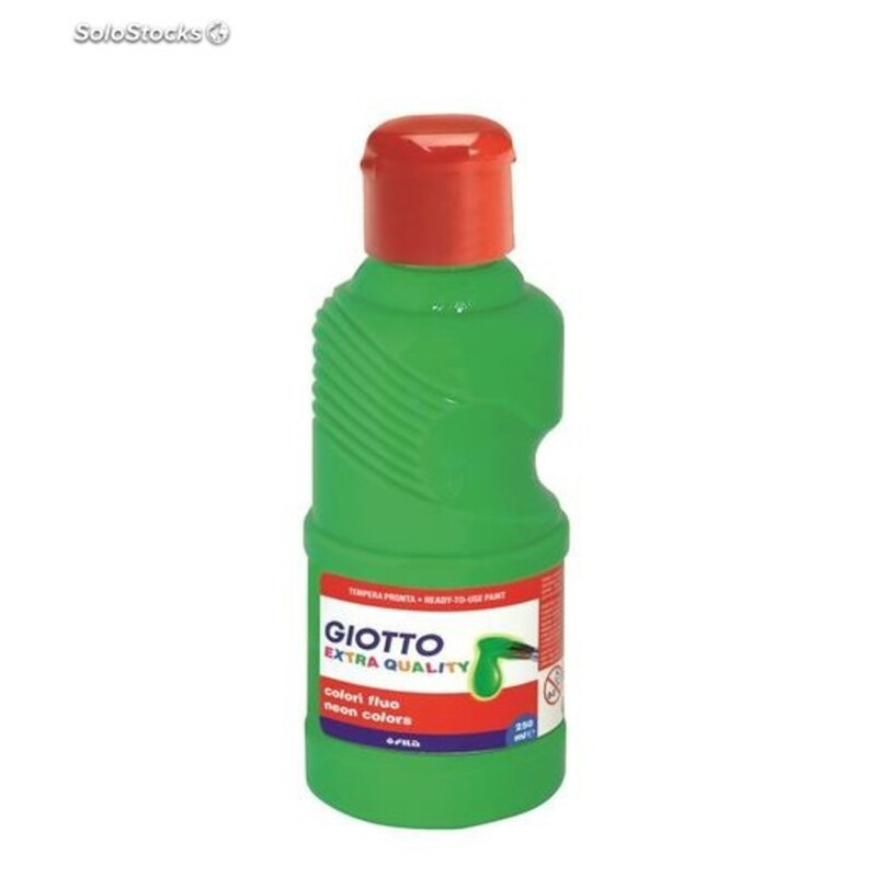 TEMPERA GIOTTO LIQUIDA FLUOR VERDE 250ML FILA