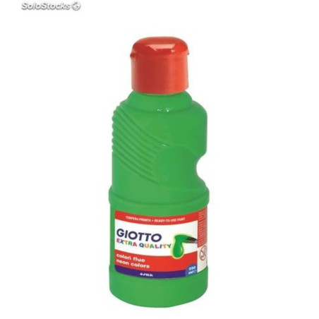 TEMPERA GIOTTO LIQUIDA FLUOR VERDE 250ML FILA
