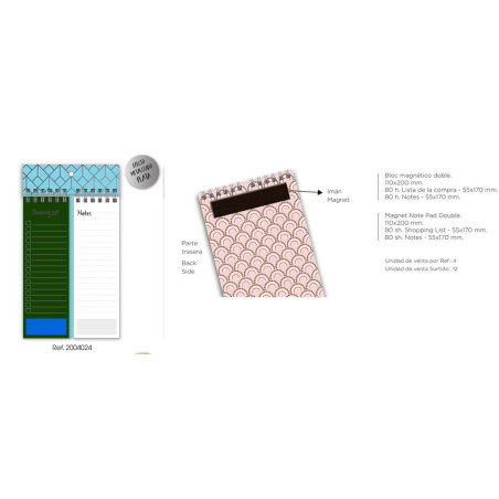 BLOC MAGNETICO DOBLE SENFORT18 WINTER PREMIUM 24-3D 200400 24