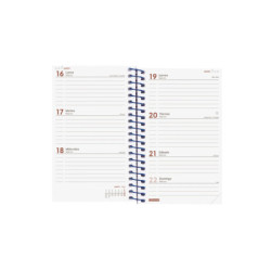 AGENDA YEAR E3 SVH 2026 AZUL+ FINOCAM26 741421026 85 X 14 X 127 MM