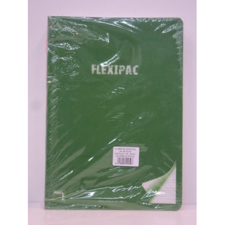 LIBRETA PACSA FLEXIPAC TAPA PLASTICO A-4 48H PAUTA 3,5 90G 20059