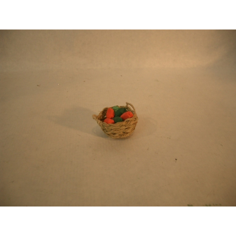 CESTA ESPARTO CON PIMIENTOS 848 ^
