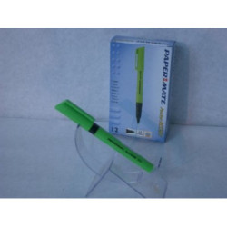 MARCD.FLUOR PAPERMATE SHARPIE POCKET ACCENT VERDE C/12U ^
