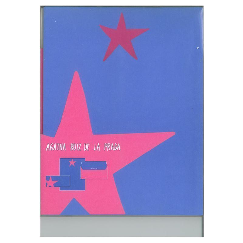 BLOC CARTAS AGATHA SOBRES PAPEL ESTRELLA ^