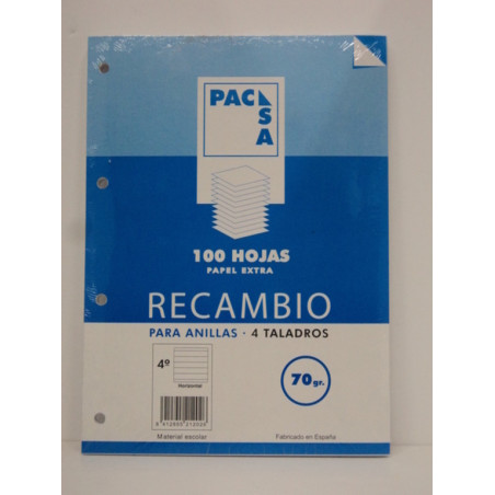 RECAMBIO PACSA 4º 100H 4T HORIZONTAL 21202