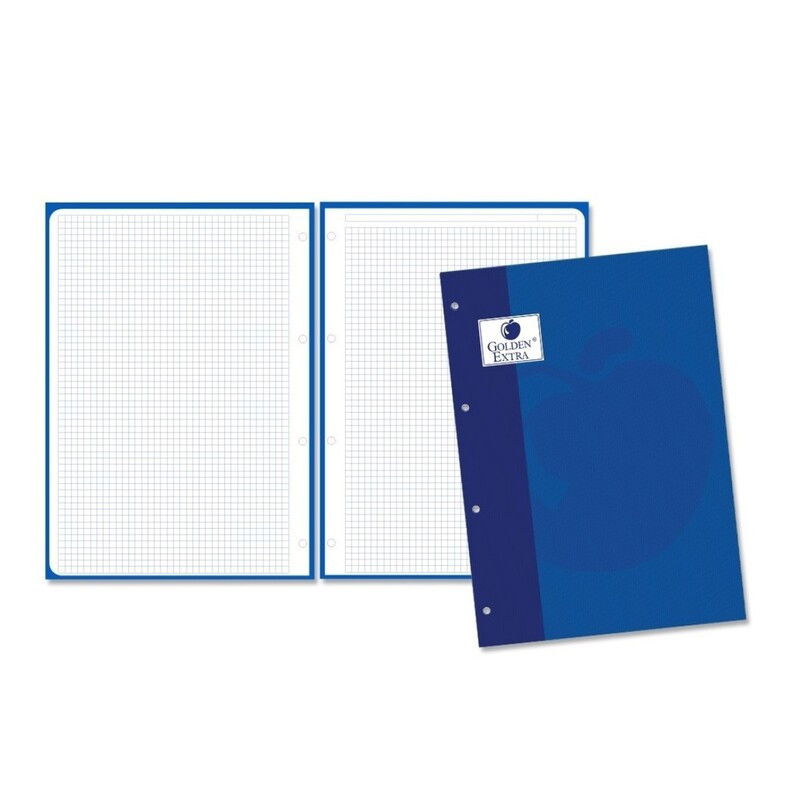 RECAMBIO GOLDEN SCHOOL EUROPEAN A-4  80H 5*5 AZUL POESSA 323829