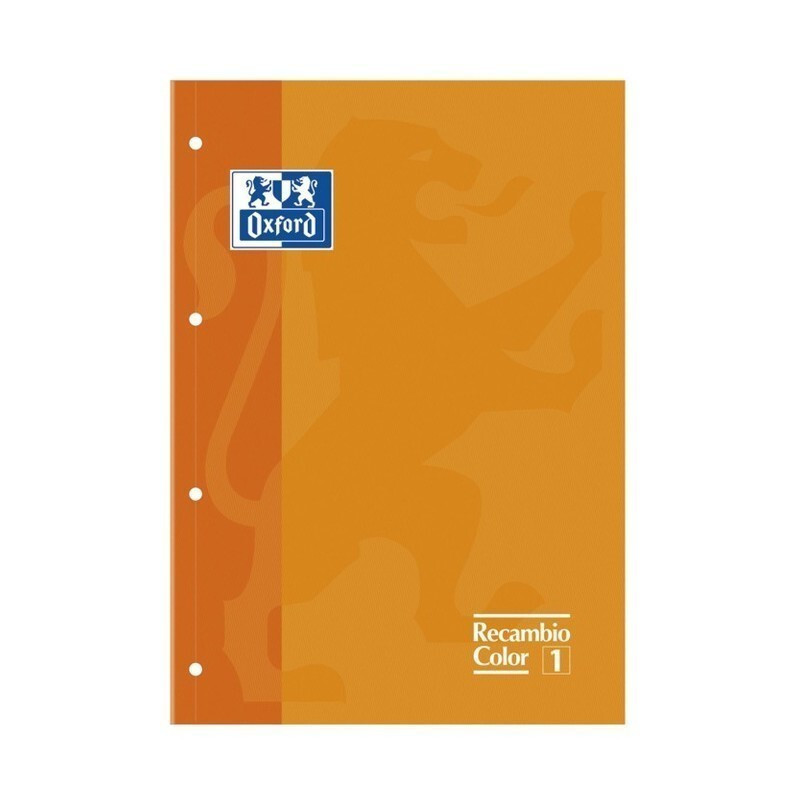 RECAMBIO ENRI OXFORD SCHOOL EUROPEAN A-4  80H 5*5 NARANJA 121600144