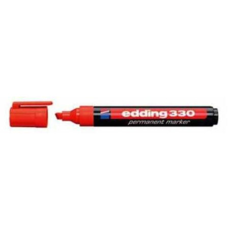 MARCD. EDDING Nº 330 PLASTICO ROJO C/10U