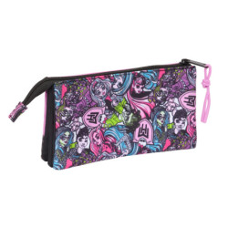 PORTATODO TRIPLE MONSTER HIGH "DRAMA" SAFTA25 ENERO 812598744