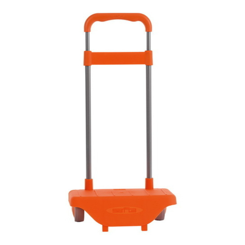 CARRO PORTAMOCHILAS SAFTA RIGIDO GRANDE NARANJA ^