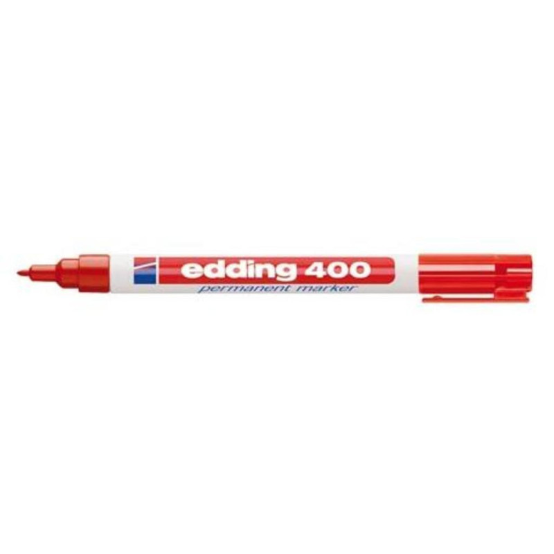 MARCD. EDDING Nº 400 ROJO C/10U