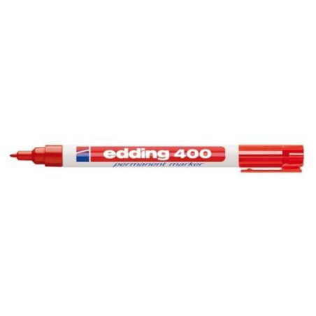 MARCD. EDDING Nº 400 ROJO C/10U