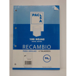 RECAMBIO PACSA 4º 100H 4T HORIZONTAL 21202