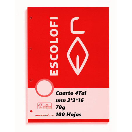 RECAMBIO ESCOLOFI 4º  4TAL 100H MM 3*3*16 110030504