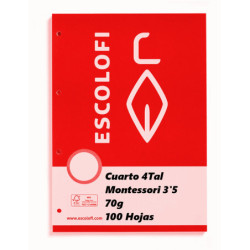 RECAMBIO ESCOLOFI 4º  4TAL 100H MONTESORI 3,5 110032104