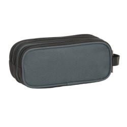 PORTATODO TRIPLE REAL MADRID "CARBON" 842102635 8,5*21 SAFTA22