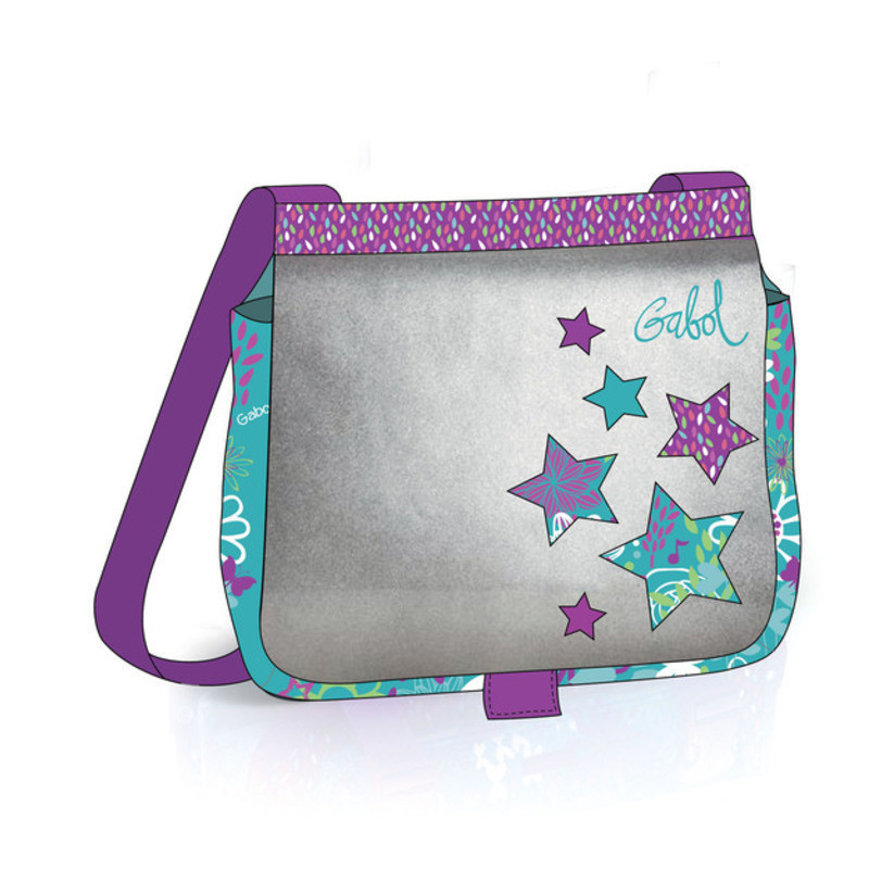 BOLSO BANDOLERA GABOL14 NATURA PLATA 30CM 213612 ^