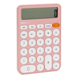 CALCULADORA SOBREMESA DELI COLORES NORDICOS ROSA M124
