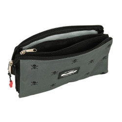 PORTATODO TRIPLE RECICLABLE BLACKFIT8 "SKULL" 842241744 12*22 SAFTA22