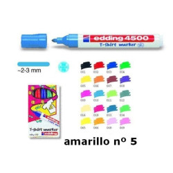 MARCD. EDDING Nº 4500 TELA AMARILLO