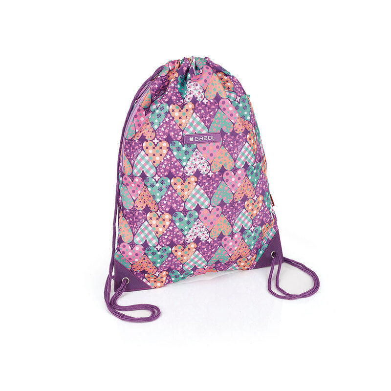 BOLSA ZAPATOS GABOL17 SCHOOL LOVE 44CM 219471 ^