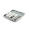 CALCULADORA SOBREMESA OFFICE BOX TECLAS RELIEVE SOFT GRIS LT-D1566