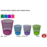 PAPELERA REJILLA METAL COLORES 2731 SORT21